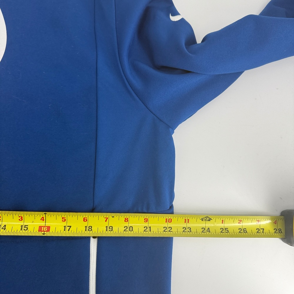 Nike Indianapolis Colts NFL Onfield Apparel Hoodie Blue Mens Medium Side Zips - Picture 5 of 9
